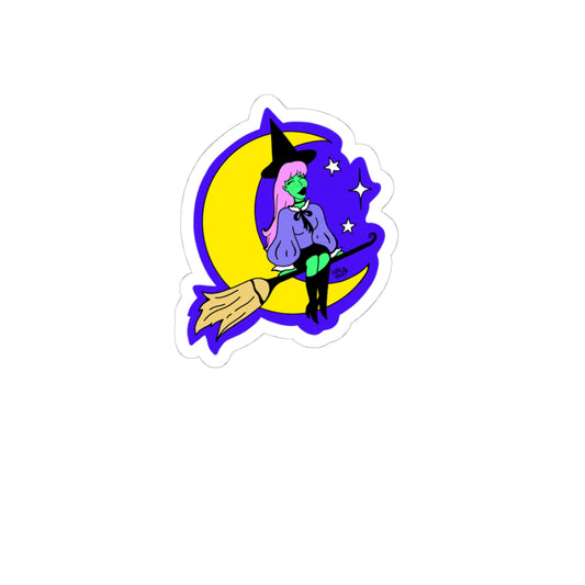 Witchy Moon Babe Sticker