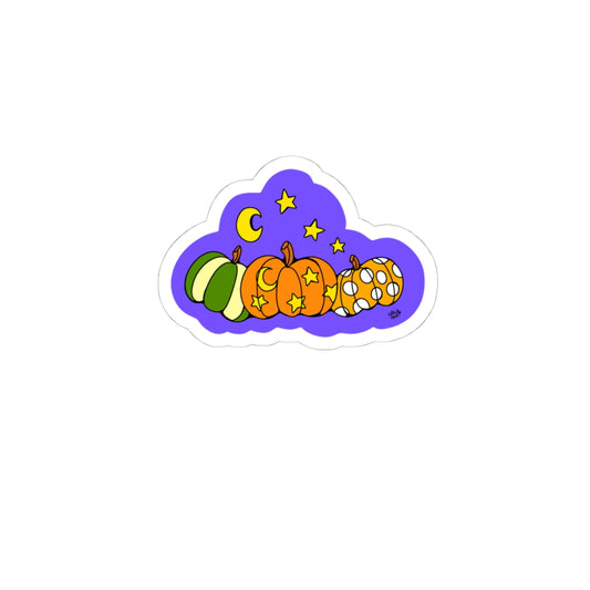 Wacky Pumpkins - Kiss-Cut Sticker