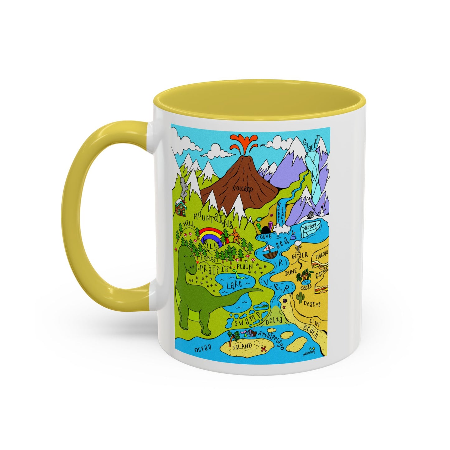 Geography/Geology Terms Coffee Mug