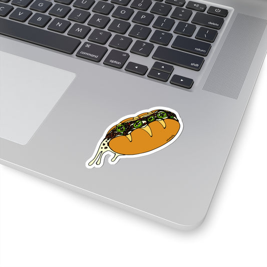 Chopped Cheese/Philly Cheesesteak Kiss-Cut Sticker