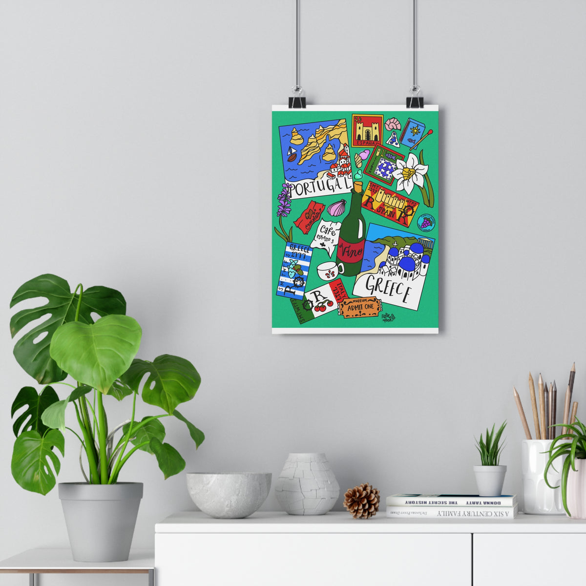 Eurosummer Travel Keepsakes - Art Challenge - Giclee Art Print