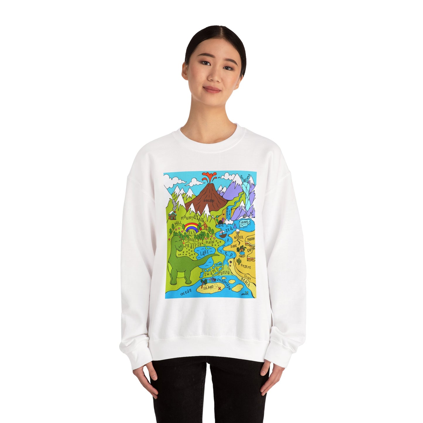 Geography/Geology Terms Sweater
