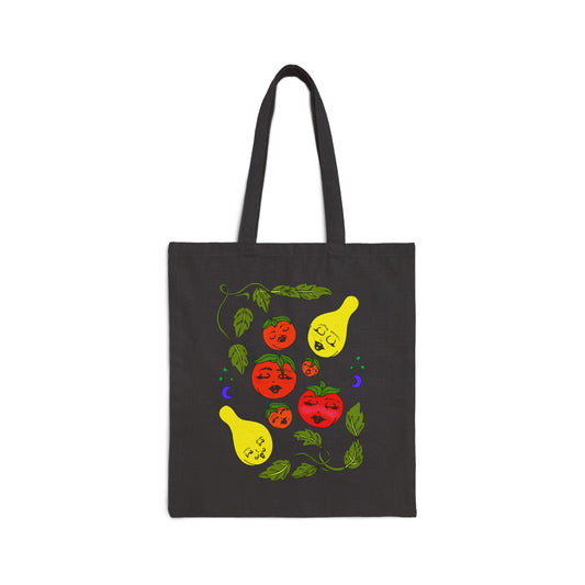 Cute Lil Tomatoes & Basil - Tote Bag