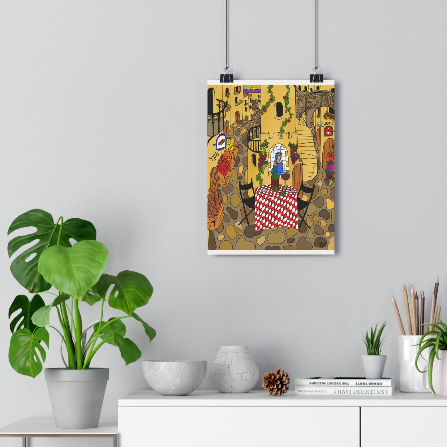 Winding Italian Streets - Art Challenge - Giclée Art Print