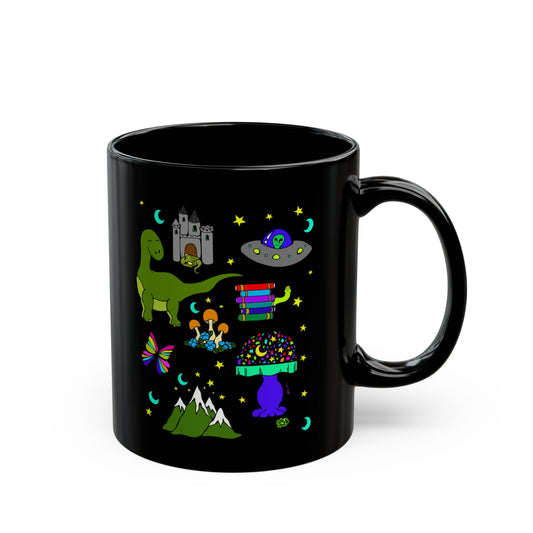 Random Palaeomoon - Black Mug (11oz)