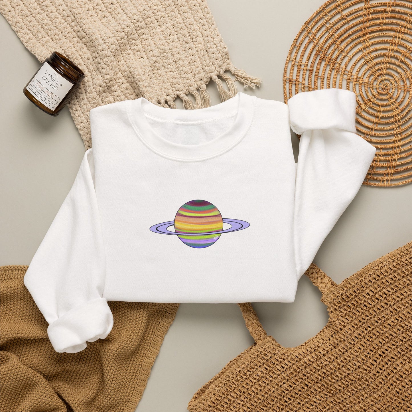 Saturn - NASA - Crewneck Sweatshirt