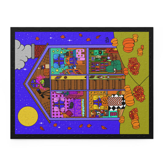 Halloween Doll House - Puzzle (120 Piece)
