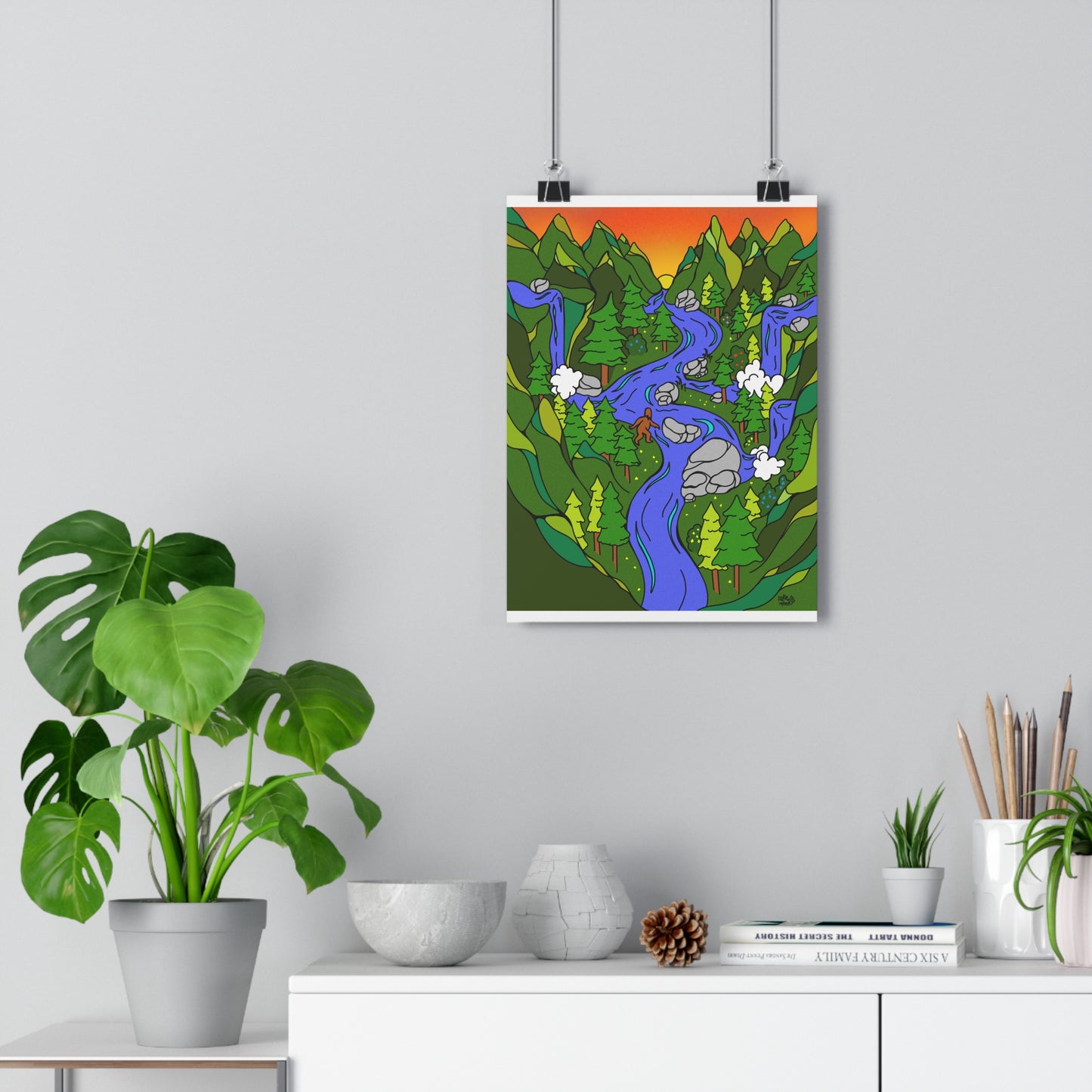 Love Your Country, Not Your Government - Giclée Art Print — Mountains & Rivers