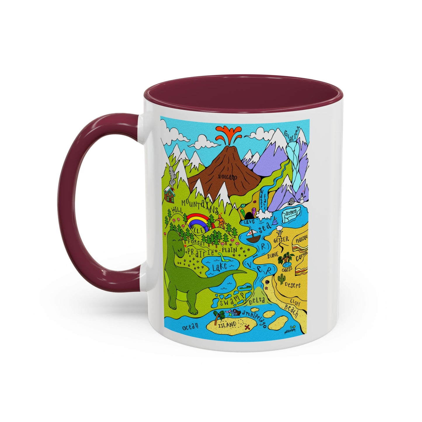 Geography/Geology Terms Coffee Mug