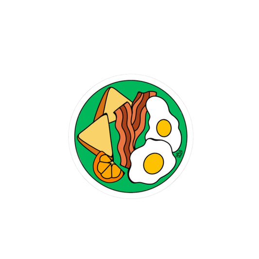 Bacon & Eggs Breakfast - Kiss-Cut Stickers