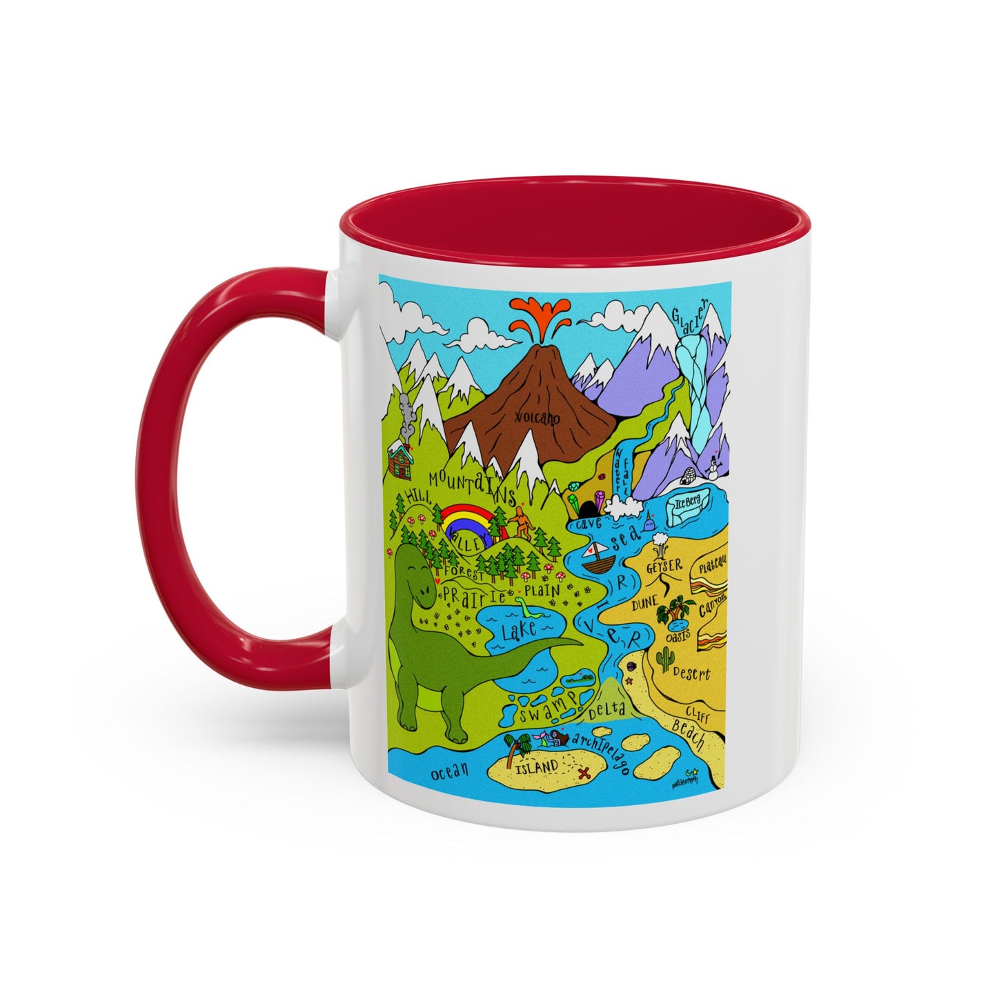 Geography/Geology Terms Coffee Mug