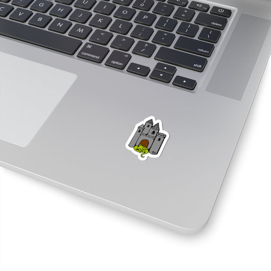 Sleeping Dragon Castle Kiss-Cut Sticker