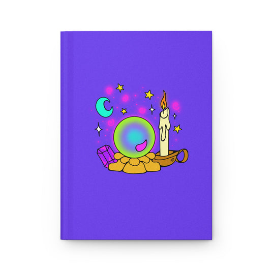Magic Crystal Ball - Hardcover Lined Journal