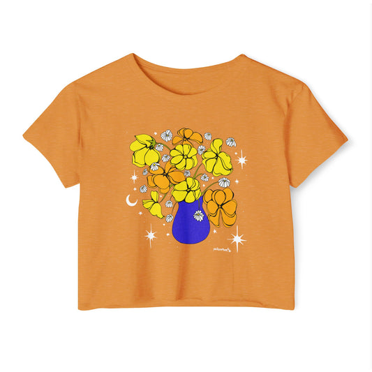 Golden Afternoon Crop Top