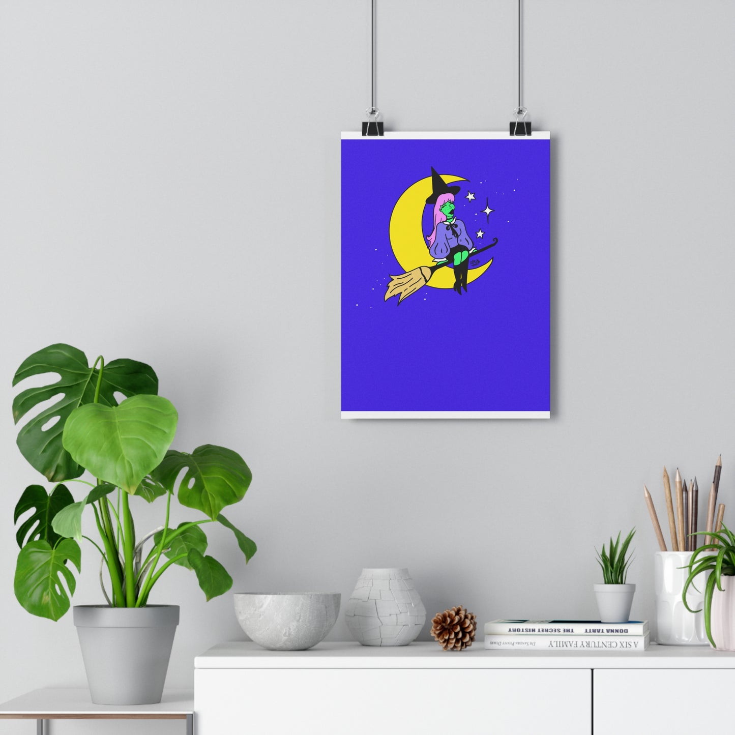 Witchy Moon Babe — Giclée Art Print
