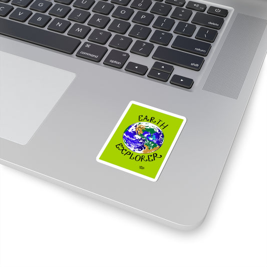 Earth Explorer Kiss-Cut Sticker