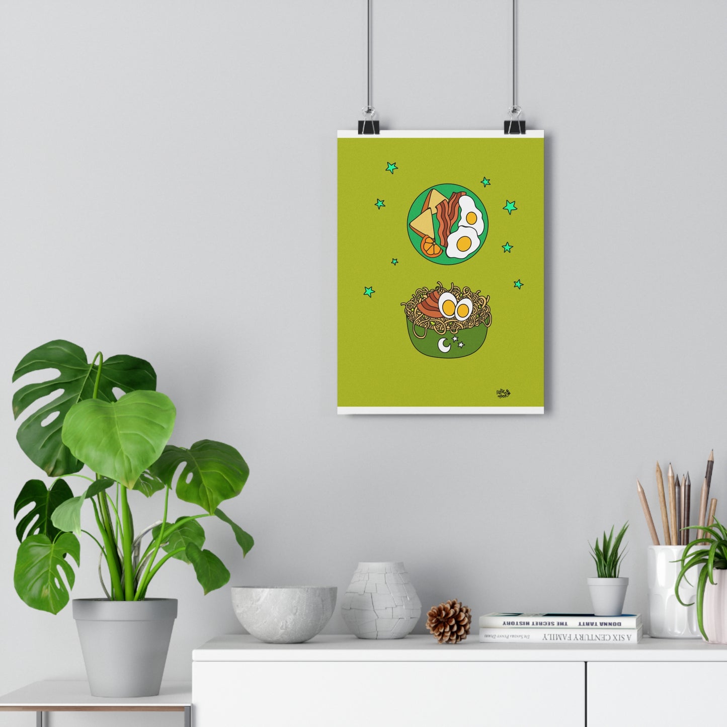 Bacon & Eggs & Ramen - Giclée Art Print