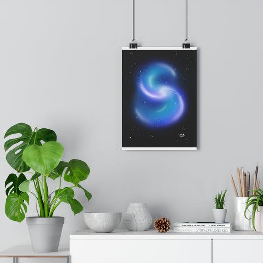 Blue Galaxy - Giclée Art Print
