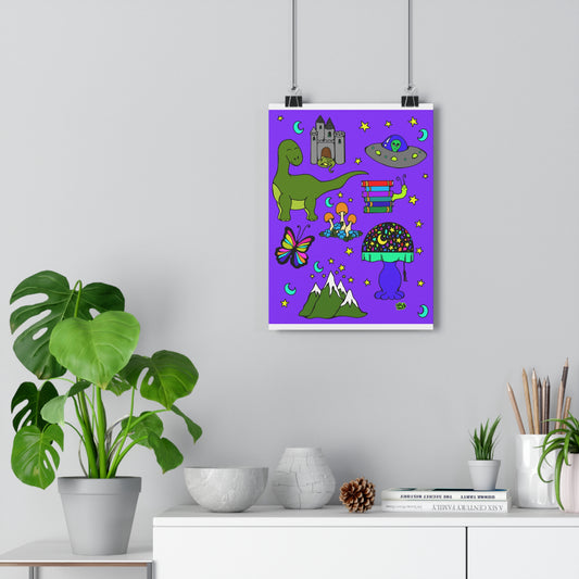 Random Palaeomoon - Giclée Art Print