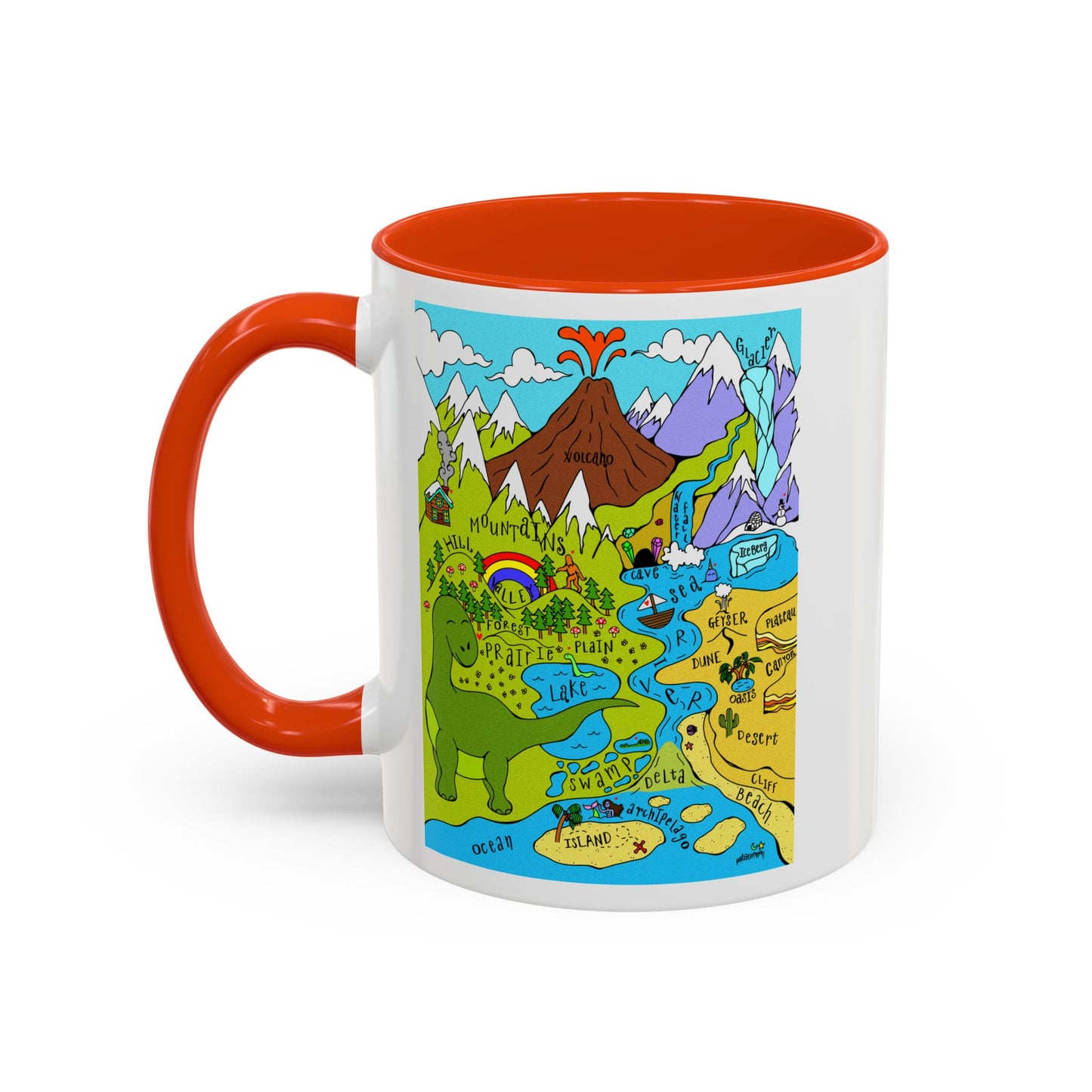 Geography/Geology Terms Coffee Mug