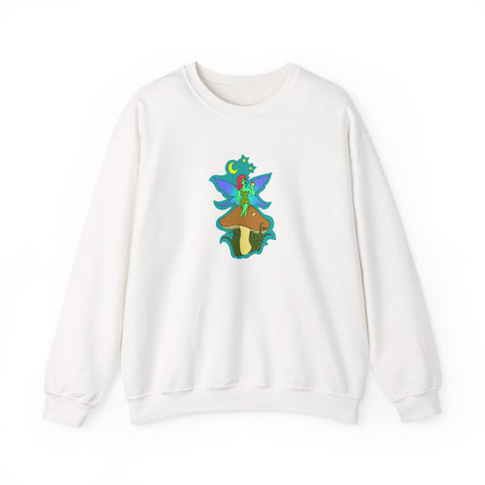 Snackin Mushroom Fairy - Crewneck Sweatshirt
