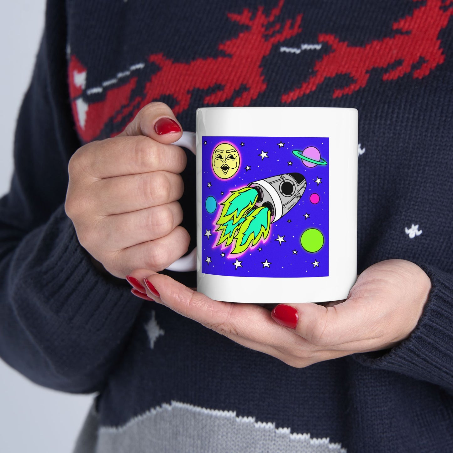 Retro Space - Mug 11oz