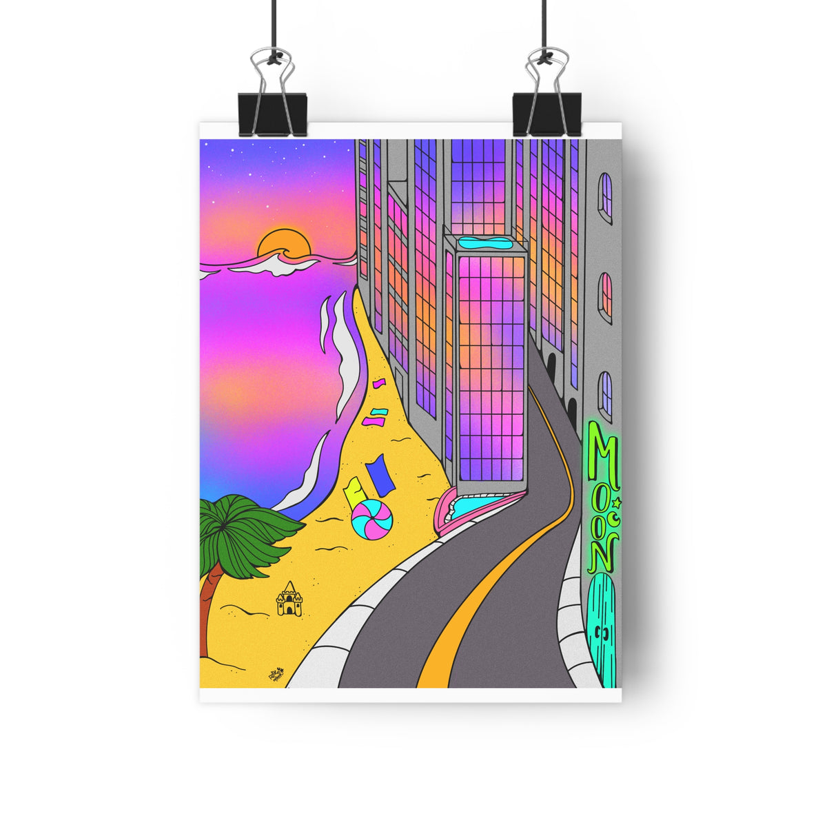 GTA Vice City - Giclée Art Print