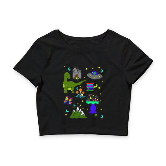 Random Palaeomoon - Crop Tee