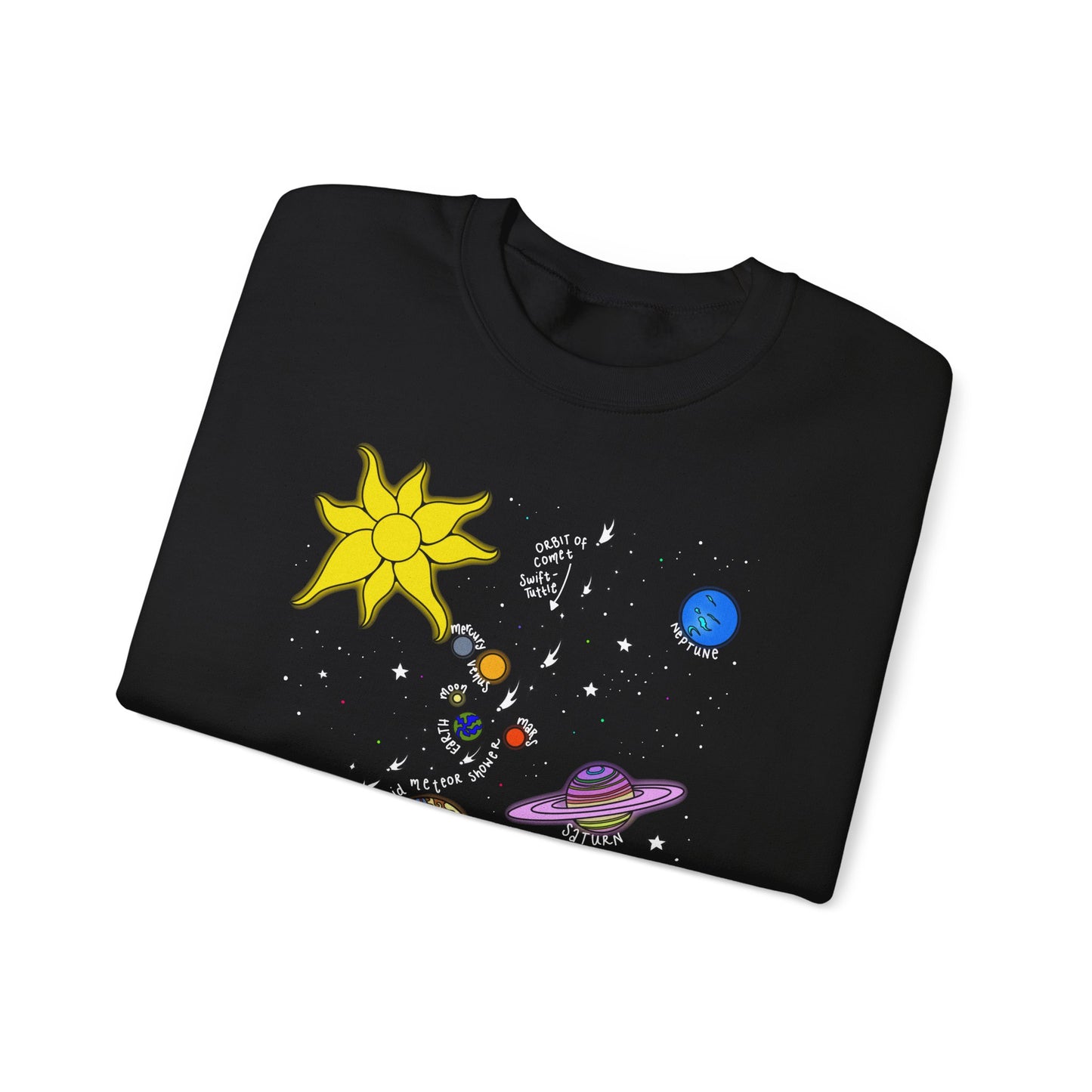 Planetary Parade - No Text - Crewneck Sweatshirt