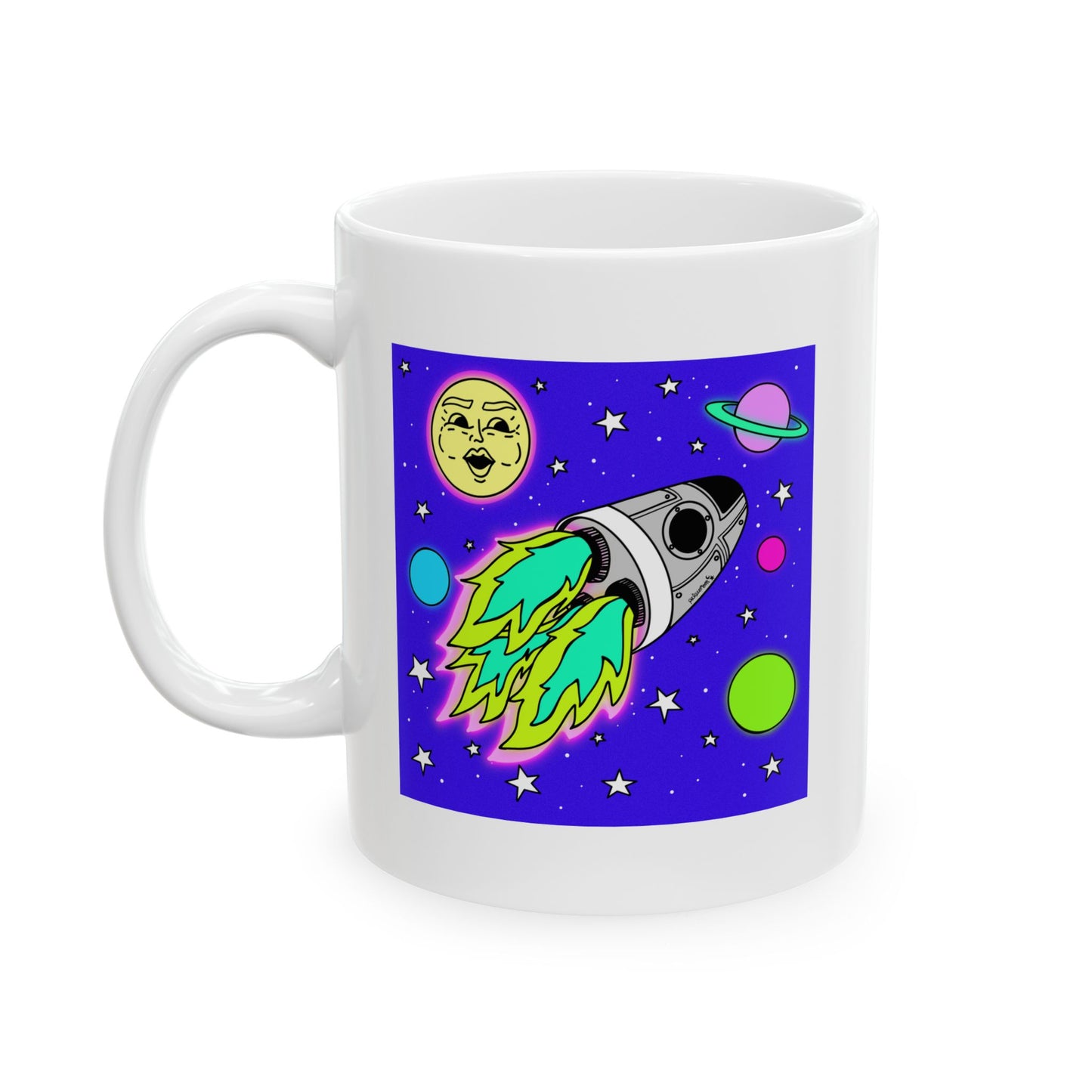 Retro Space - Mug 11oz
