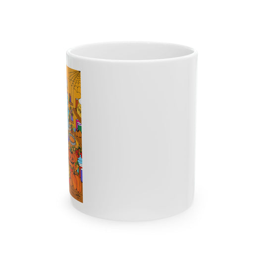 Cozy Spooky Fall Kitchen Coffee Mug