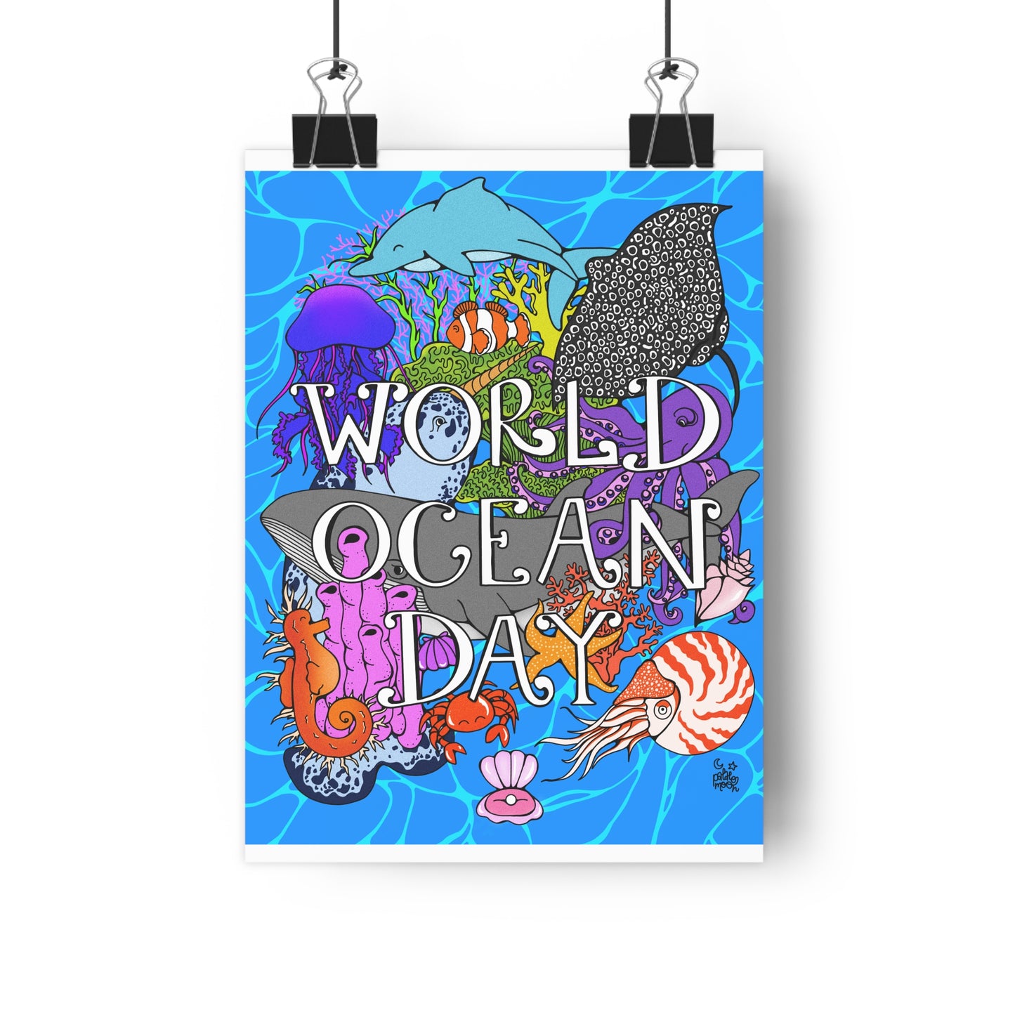 World Ocean Day Poster Submission — Giclée Art Print