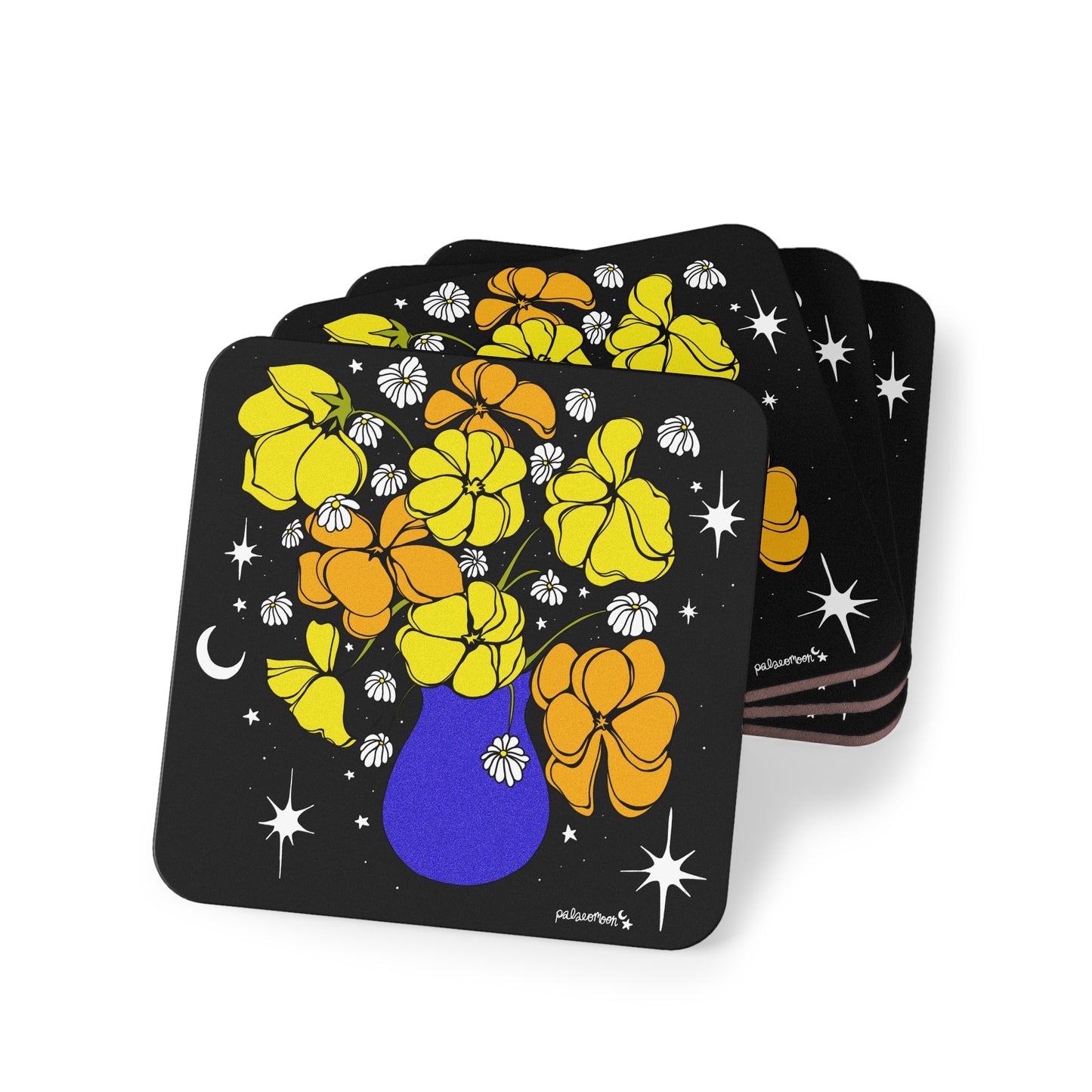 Golden Afternoon Coaster Set