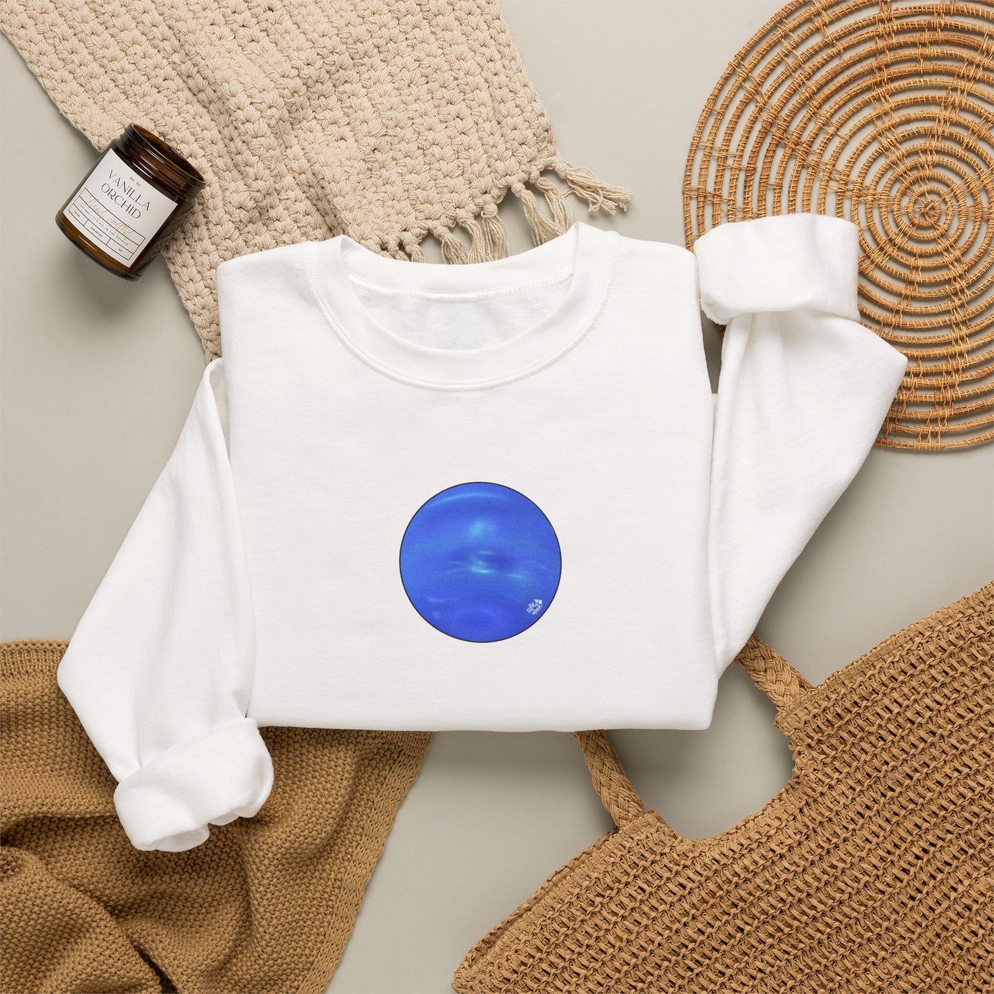 Neptune - Black - Crewneck Sweatshirt