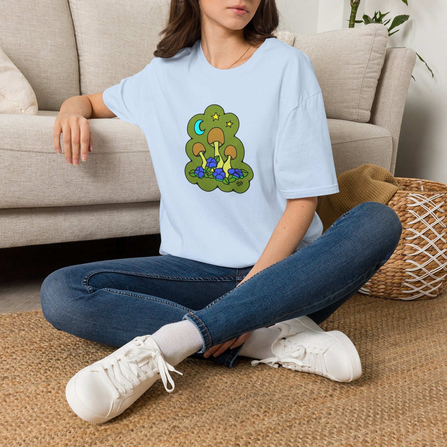 Lil Mushrooms & Flowers - T-Shirt