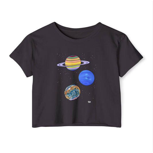 Saturn, Neptune, Jupiter - NASA - Crop Top