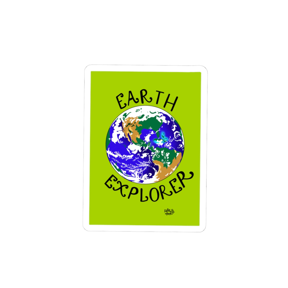 Earth Explorer Kiss-Cut Sticker