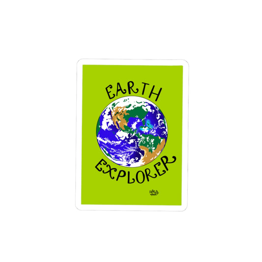 Earth Explorer Kiss-Cut Sticker