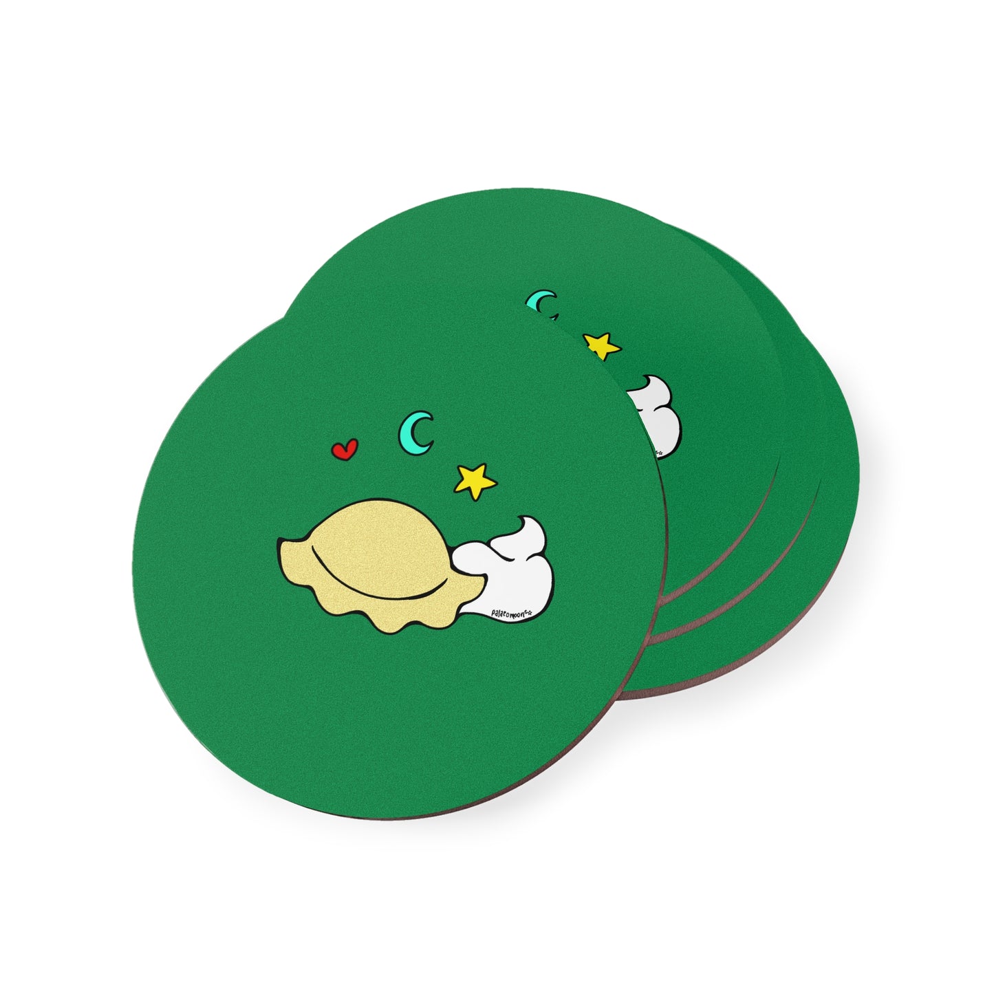 Pierogi Darling Coasters