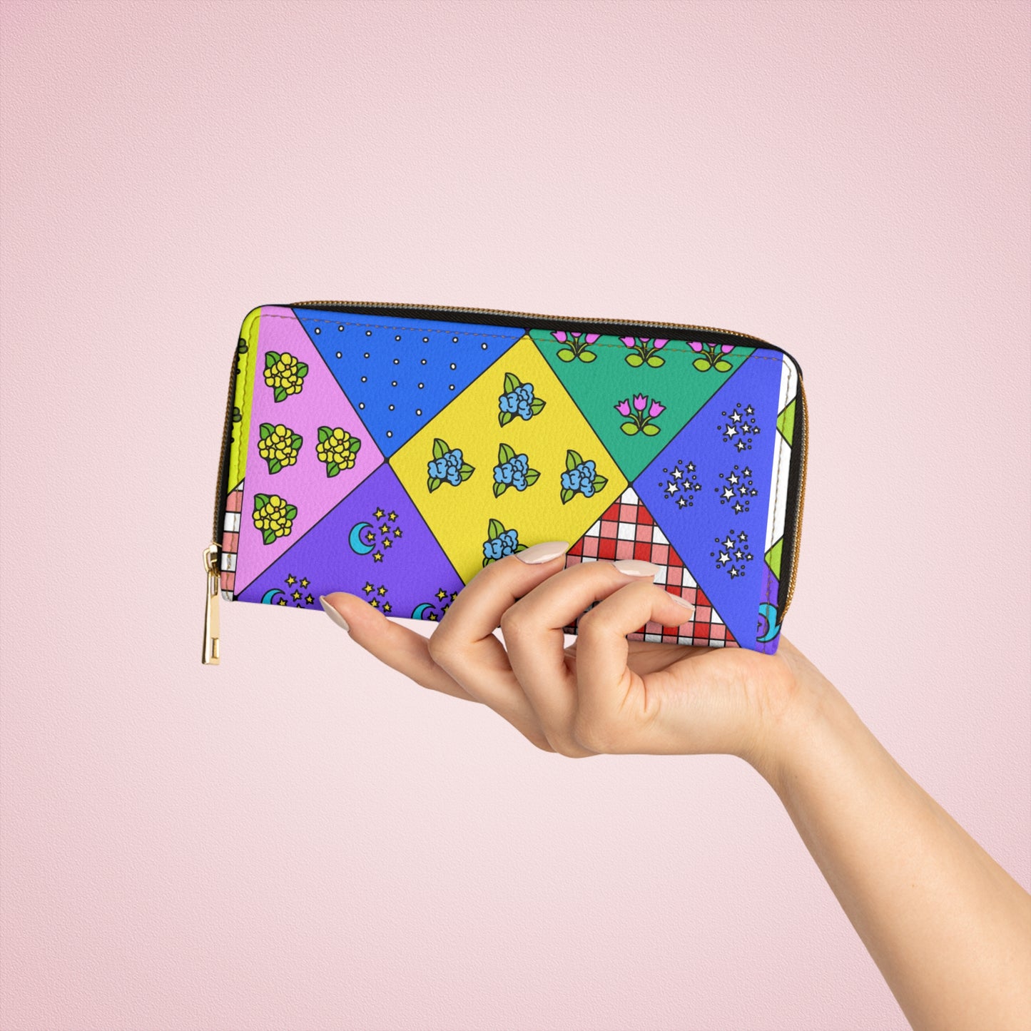 Quiltwork Patches - Zipper Wallet