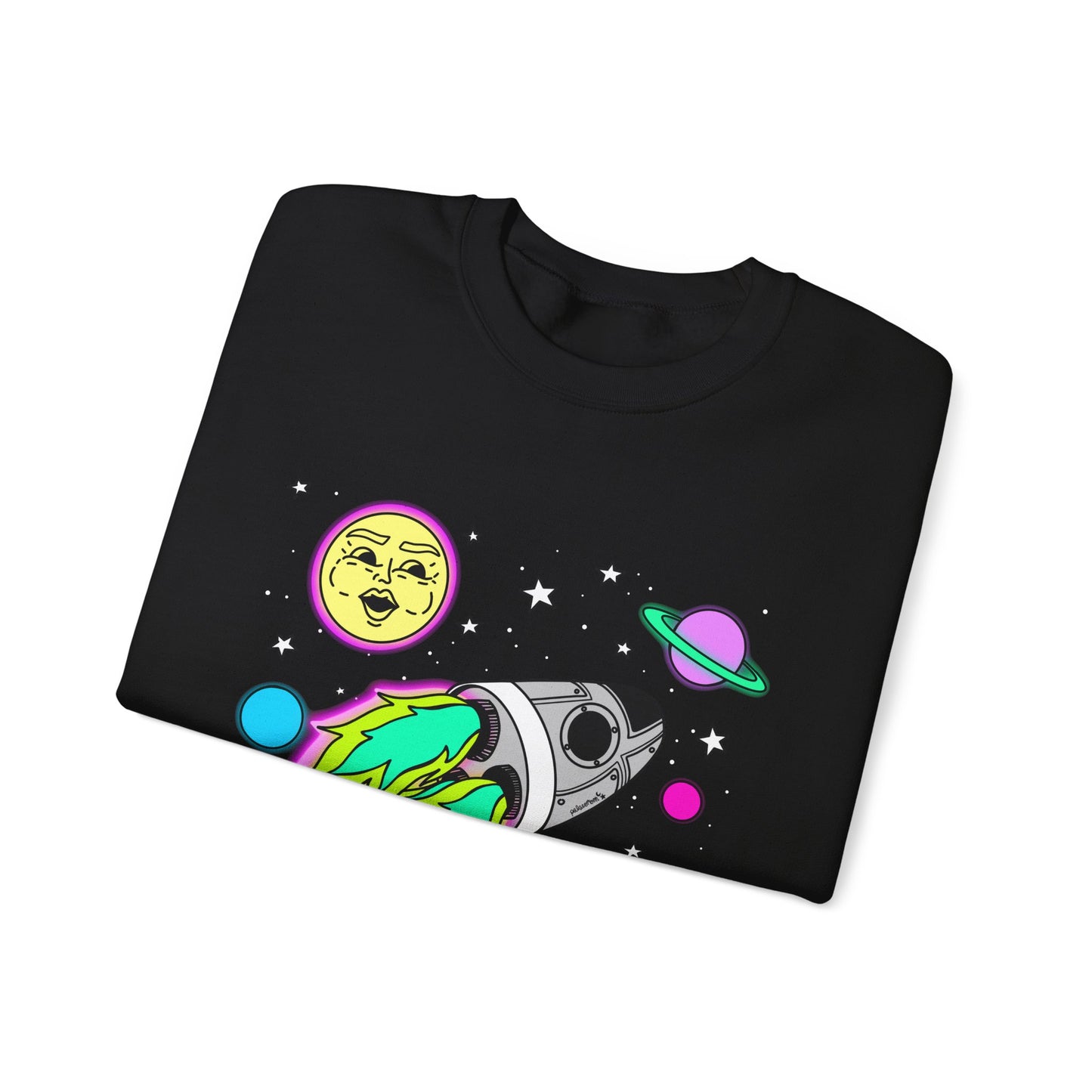 Retro Space - Crewneck Sweatshirt