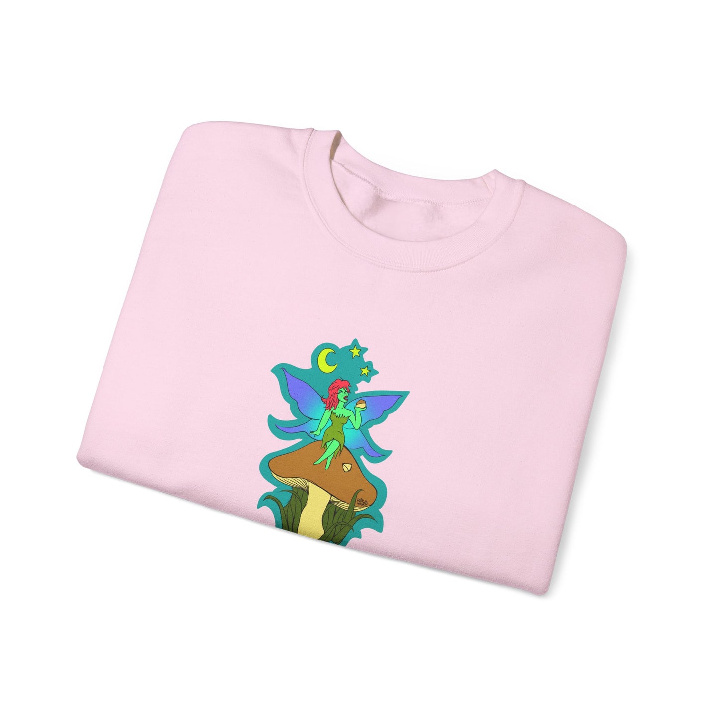 Snackin Mushroom Fairy - Crewneck Sweatshirt