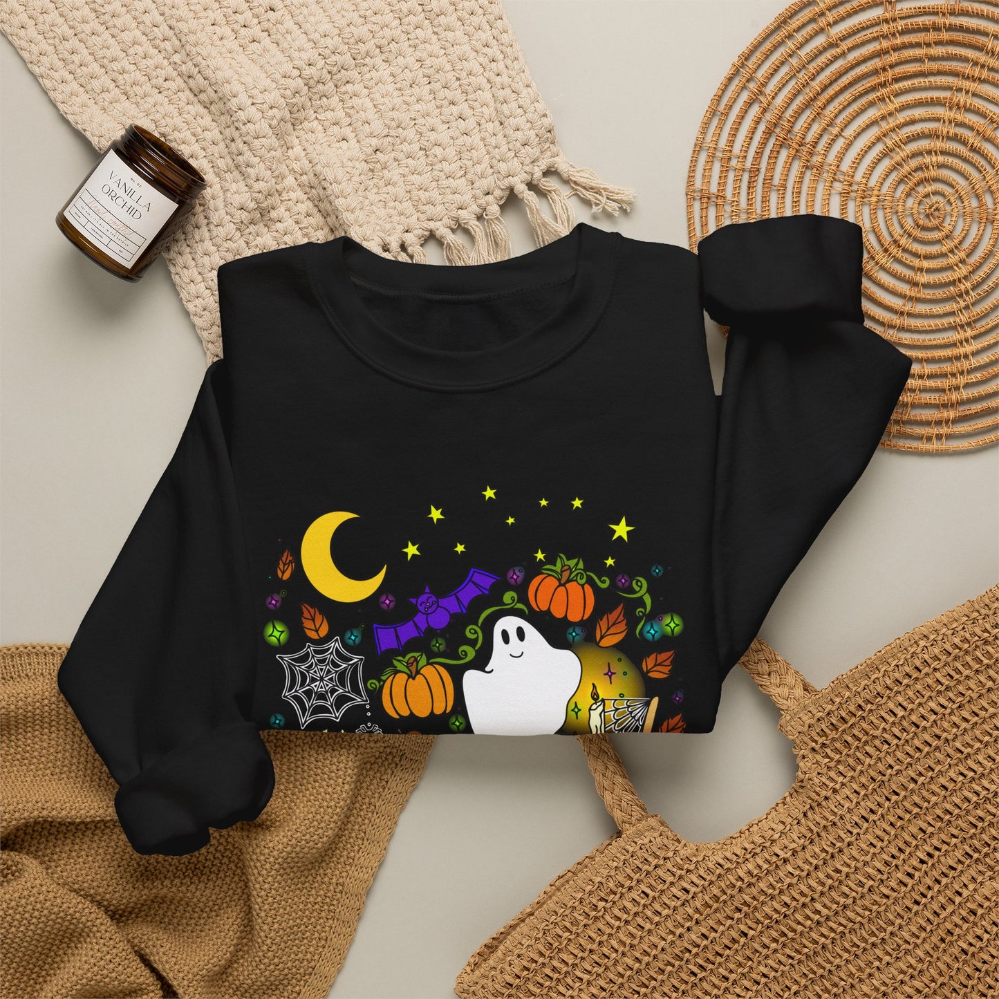 Cozy, Spooky, Clutter Magic - Crewneck Sweatshirt