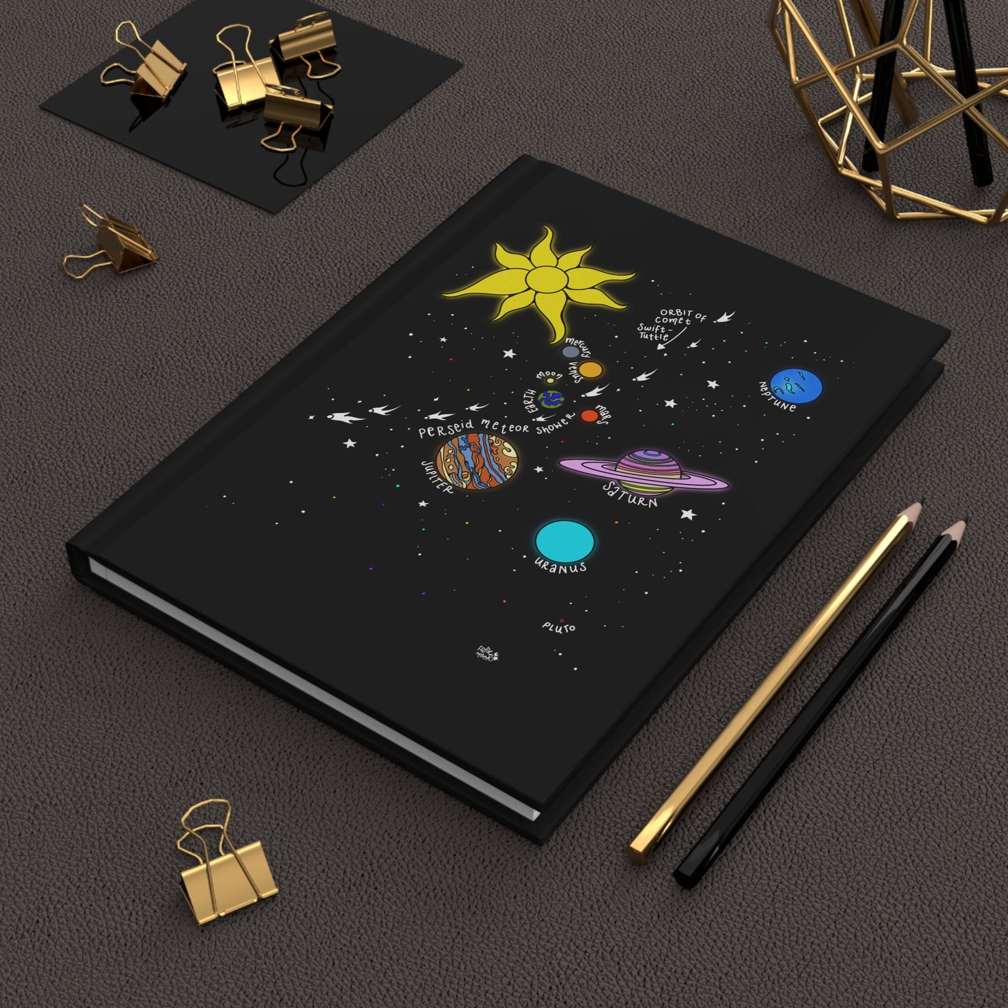 Planetary Parade - Hardcover Journal Matte