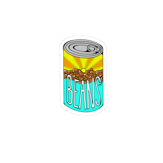 Beans! Kiss-Cut Sticker