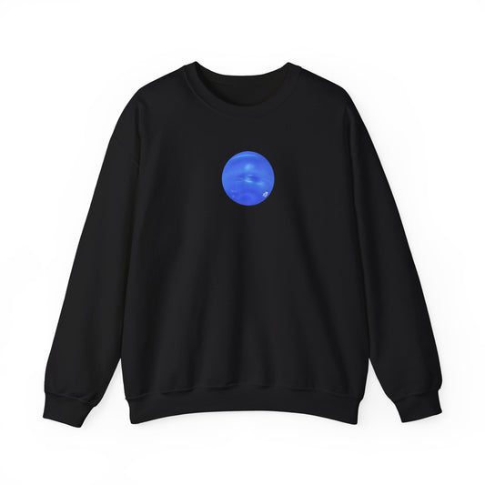 Neptune - Black - Crewneck Sweatshirt