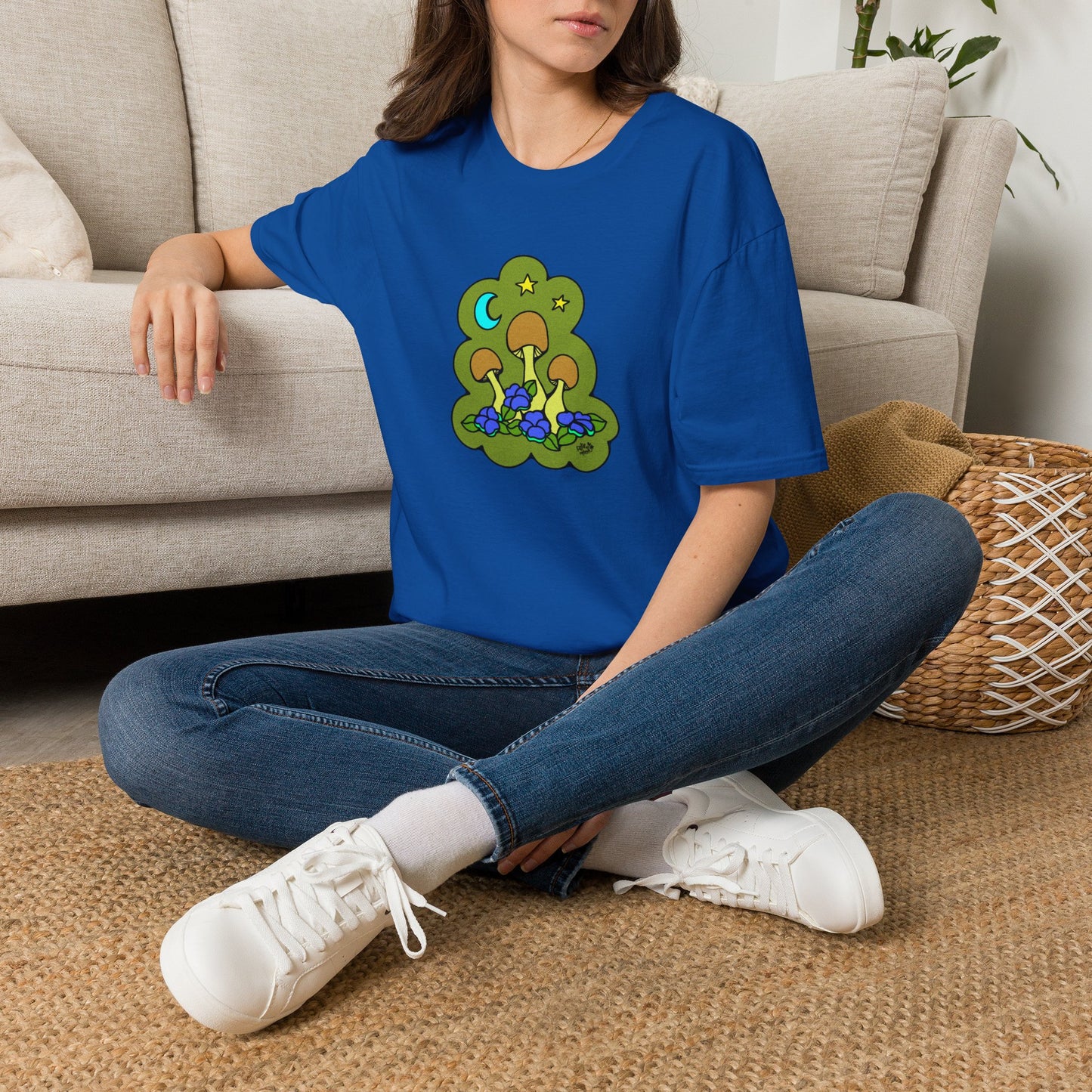 Lil Mushrooms & Flowers - T-Shirt
