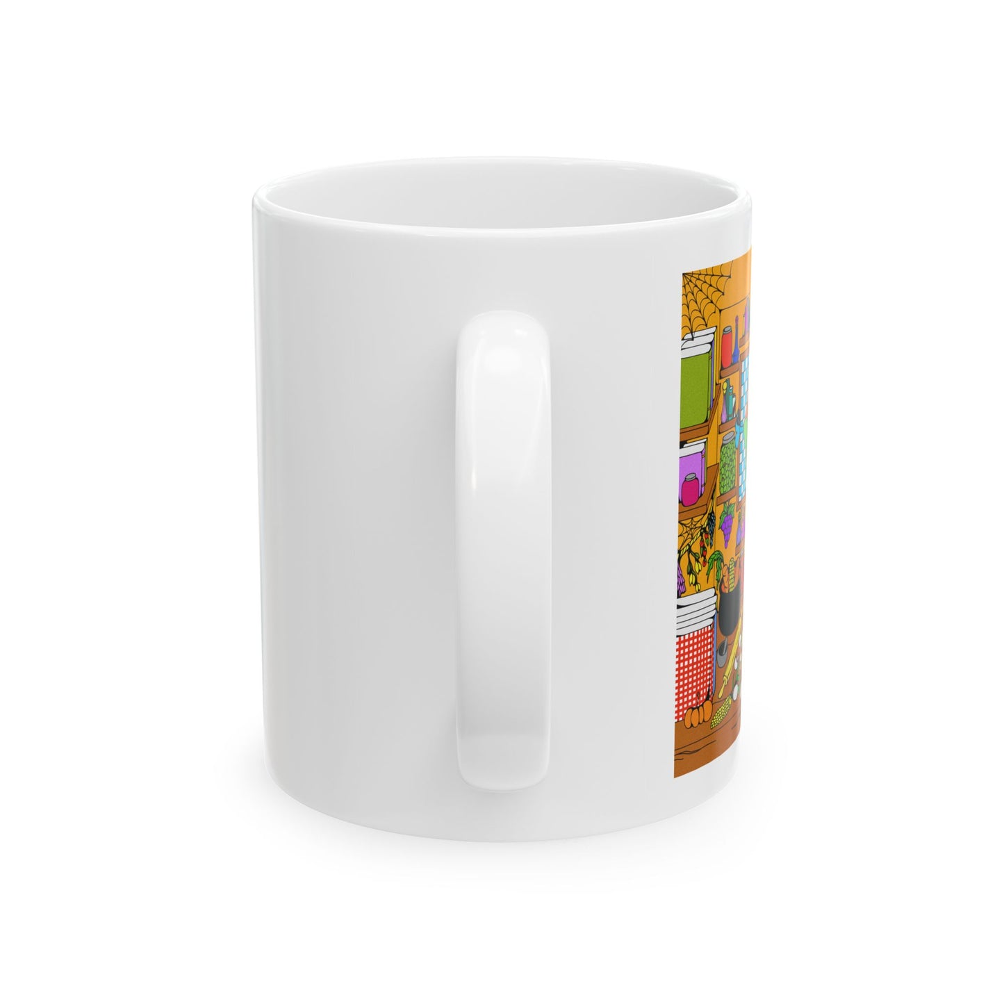 Cozy Spooky Fall Kitchen Coffee Mug