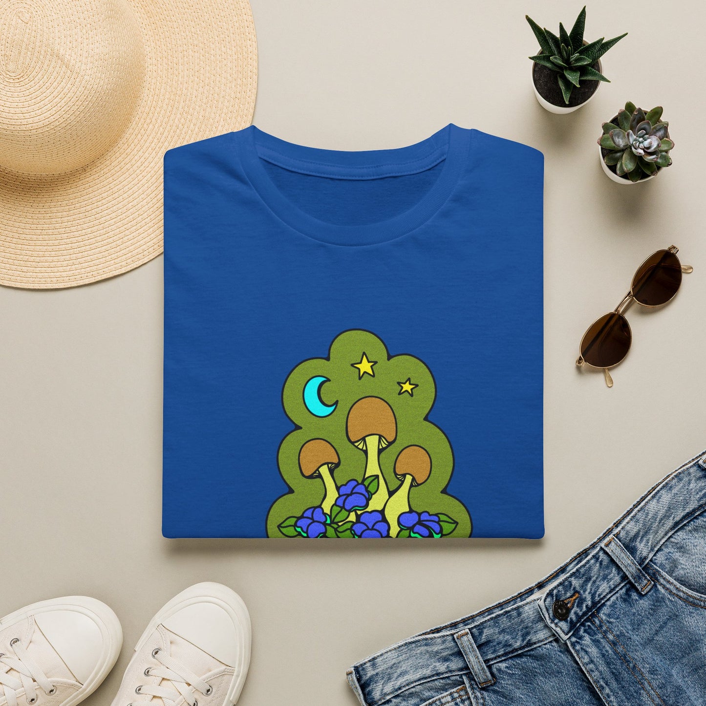 Lil Mushrooms & Flowers - T-Shirt