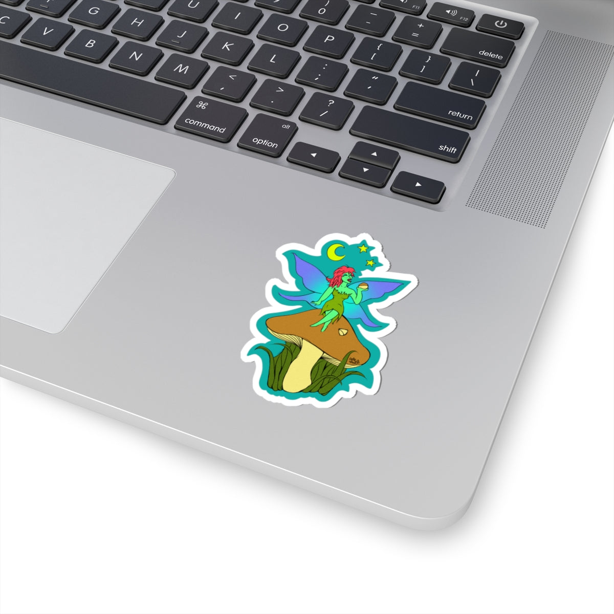 Snackin Mushroom Fairy - Kiss-Cut Stickers